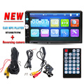 2 din 7 Car Multimedia Video Player Rear View Camera Bluetooth Stereo Radio FM MP3 P4