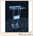 Lectern pulpit podium acrylic plexiglass metal modern rostrum church school conference hotel acrylic tmodern lectern