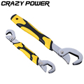 CRAZY POWER Multi function 2 pcs Adjustable Wrenches Portable Quick Snap and Grip torque wrench Fast