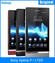 Refurbished Original Sony Xperia P / LT22i 16GBROM 1GBRAM Smartphone 4.0 inch Android 2.3 Dual Core Suport GSM & WCDMA Network