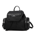Fashion Large Capacity Backpack 2016 Trendy New Solid Color Waterproof Nylon Casual Rucksack Women Practical Simple