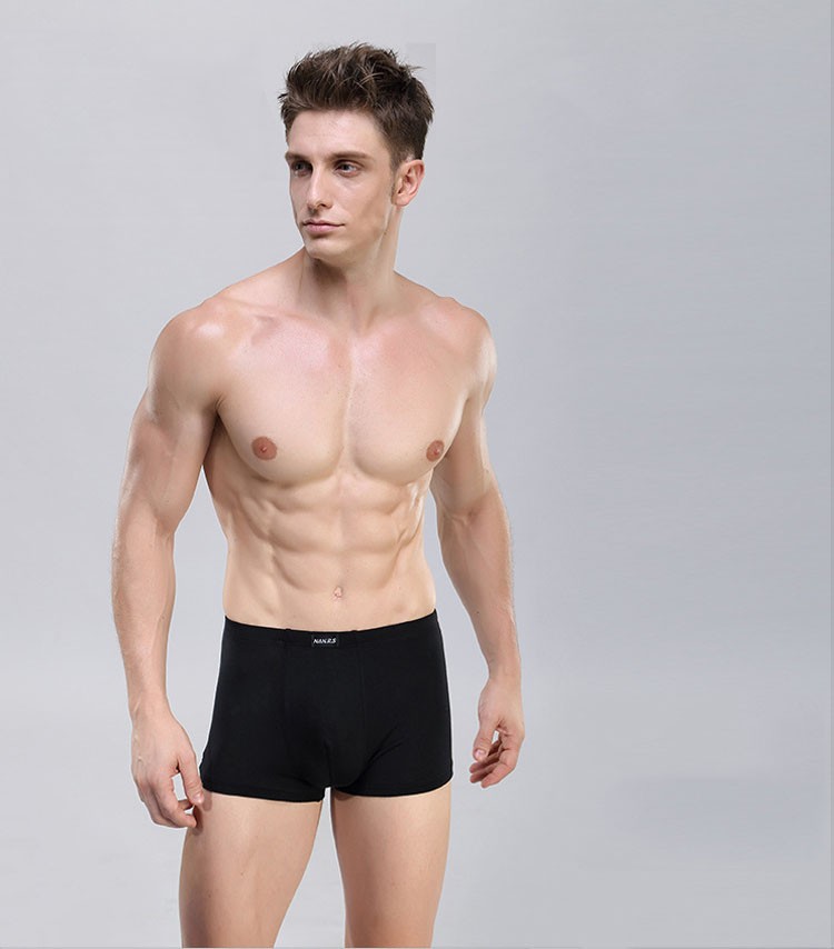 Hot sale men boxers Bamboo fiber Men Underwear U convex corner mens modal Solid pants high Quality Boxers Shorts wholesale L-3XL (14)