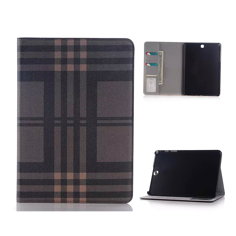 Luxury font b plaid b font Pattern Leather Case For Samsung Galaxy Tab A 9 7