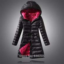 2016 New Women Long Down Jacket Winter Jacket Women Plus Size 6XL Hooded Down Coat 5 Color