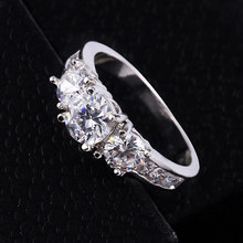 New hot Fashion Luxury High quality Plating 18K gold SWA Crystal CZ Diamond Ring Engagement jewelry