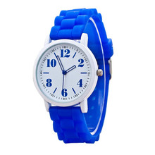 Delicate Hot! relogio feminino Women Silicone Quartz Watches Cute Blue Silicone Starp Ma31