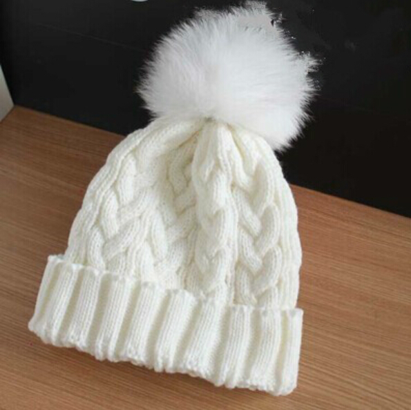 New fashion lady skullies beanies knit winter hat ...