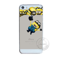 2015 New Fashion Super Hot Despicable Me Yellow Minion Design Case Cover For Apple iPhone 4