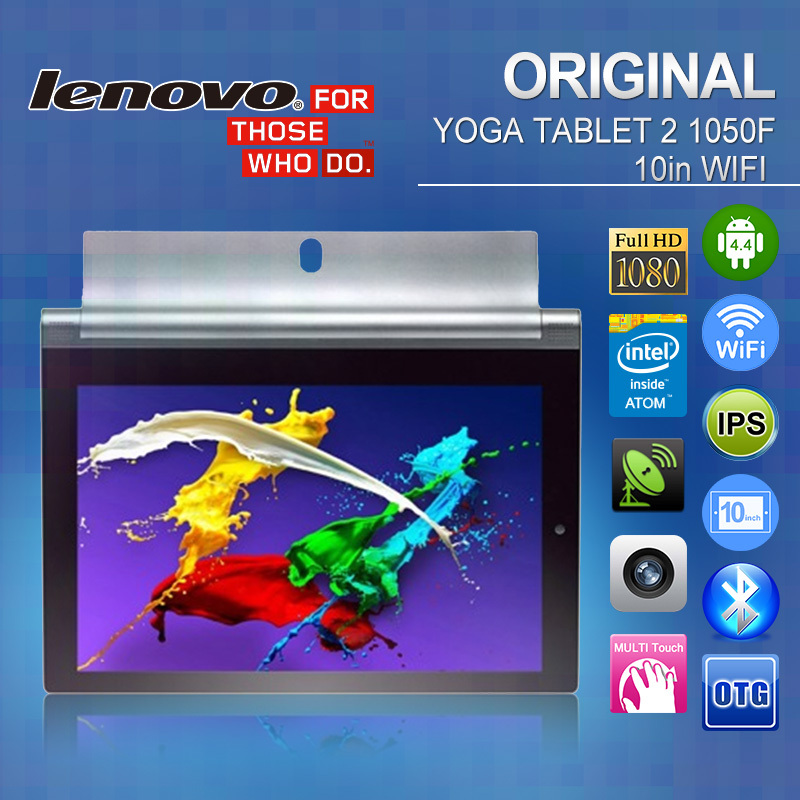 Original Lenovo YOGA Tablet 2 1050F WiFi 10 1 1920 x1200 IPS Full HD Intel Atom