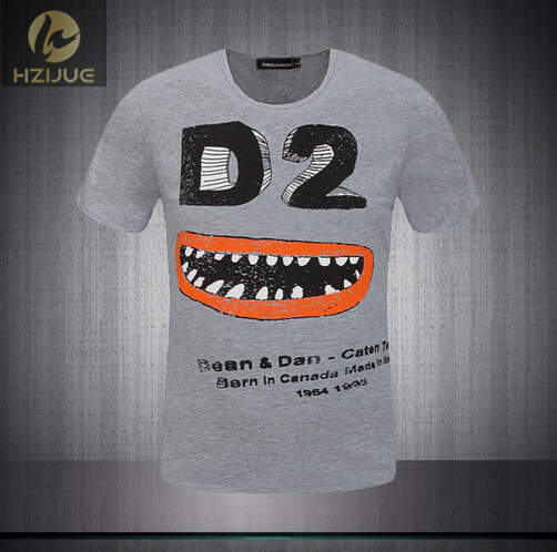 2015 summer style dsq fashion Brand Designer Men s D2 Short Sleeved T shirt High quality