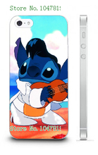 Mobile Phone Case Retail 1pc Cartoon Stitch Protective White Hard Case Cover For Iphone4 4S Free Shipping
