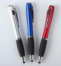 3 in 1 Multifunction Touch Stylus Flashlight Ball Point Pen for Capacitive Ballpoint pen handwriting capacitance
