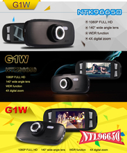 New Style Car Recorder Black G sensor Full HD 1080P Car Dash DVR G1W Capacitor Novatek