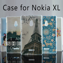 Free Shipping 2014 New High Quality PC Painted Cartoon UV Print Hard Housing Cover Case For Nokia XL Case Cover Housing
