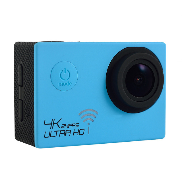 4 К 24fps 2.0 дюйм(ов) WiFi беспроводной спорт DV HD 1080 P 30 м водонепроницаемая видеокамера действий видеокамера крайняя мини-камера автомобильный видеорегистратор