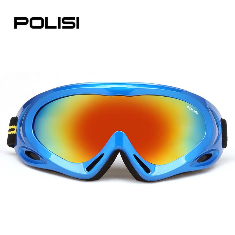 New 2014 POLISI Children Kids Sports Snowmobile Glasses Ski Outdoor Motorcycle Eyewear Snowboard Skate Sled Goggles Glasses