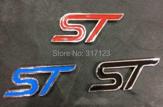 20pieces lot Wholesale 3D Metal Alloy ST chorme emblems badges for car