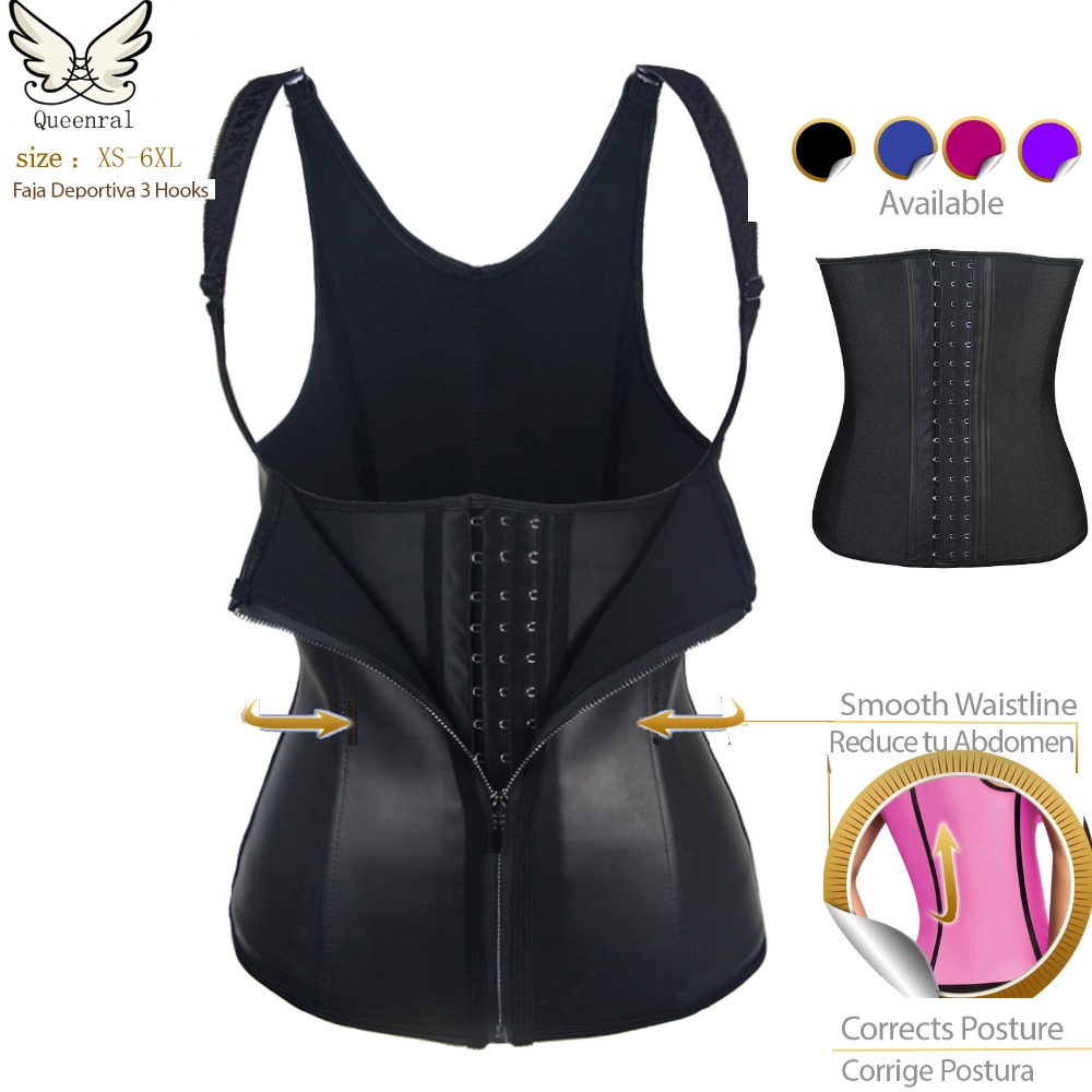 waist trainer   body feminino waist cincher  hot shapers  body shapers latex waist cinche latex waist training corset slimming