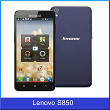Original Lenovo S850 5.0 inch Android 4.3 MTK 6582 Quad Core 1.3GHz RAM 1GB ROM 16GB Smartphone 3G WCDMA & GSM Mobile Phone