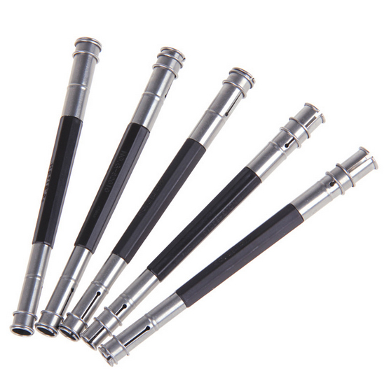 Adjustable Pencil Extender Holder School Art Writing Tools Delicate metal Pencil Extender color random ASS036