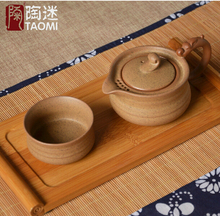 Ceramic a Pot a Cup Kung Fu Set Travel Tea Set Ceramic TeaPot Kettle Quick Tea