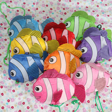 1pcs Fish Polyester Shopping Bag Foldable Bag Handle Bag in Many Colors Available Folding Bags
