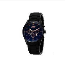 Free Shipping New listing skmei 9065 Fashion Men Wristwatch Calendar Silicon Band Quartz Analog Luxury Watches