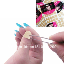 Russia Free Shipping Cute Sticky False Nail Tips Double Sided Adhesive Tapes Stickers Fingernail Art 10pcs/Lot oAsVO