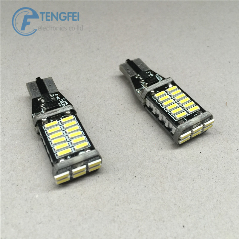 2 .   T15 30LED  W16W Canbus 4014 30SMD        DV 12