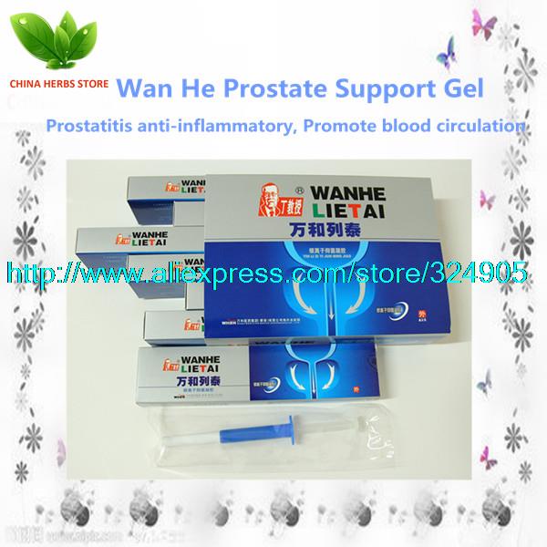 1 box Wan He Prostate Support Gel Prostate Health Prostatitis anti inflammatory