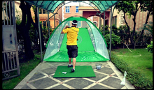 Whole set 3M*2M Golf practice net Exercises Cages Golf Training Aids with Mats+ball arm+10pcs golfballs Free shipping