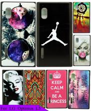 Cover Case for LG optimus L5 E615 E612 E610 Beauty Painting Cute Animal Cat With Glasses Skin High Quality Phone Hard Plastic