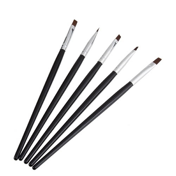 5Pcs Acrylic UV GEL Nail Art Design Set Liner Painting Dotting Brush Pen Builder for Acrylic