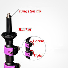 1 pc New High quality 100 Carbon Fibre nordic walking sticks walking trekking pole alpenstock for