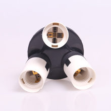 Photo Studio 1-3 E27 Lamp Base Bulb Socket Splitter Adapter 3 in 1 Light Holder Photo Studio Accessories