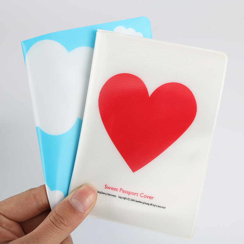 Wholesale Passport Cover Passport Holder Luggage Tag Silicone Strap Love And Clouds Two Kinds Of Styles