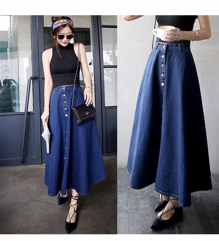 long skirt casual outfit