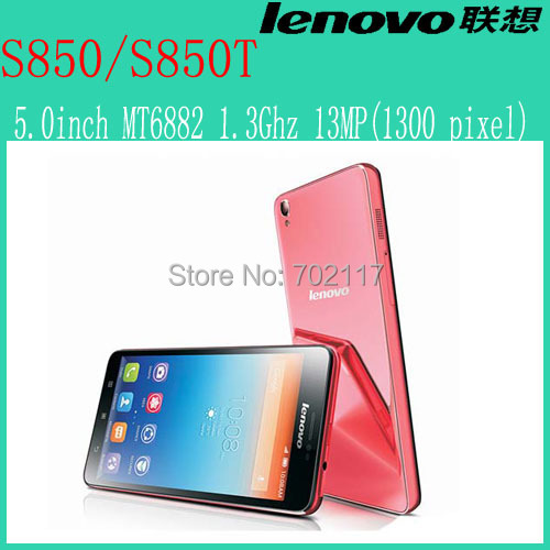 Original Lenovo S850 S850T 3G Smartphone 5inch MTK6582 Quad Core Android 4 4 IPS Screen Dual