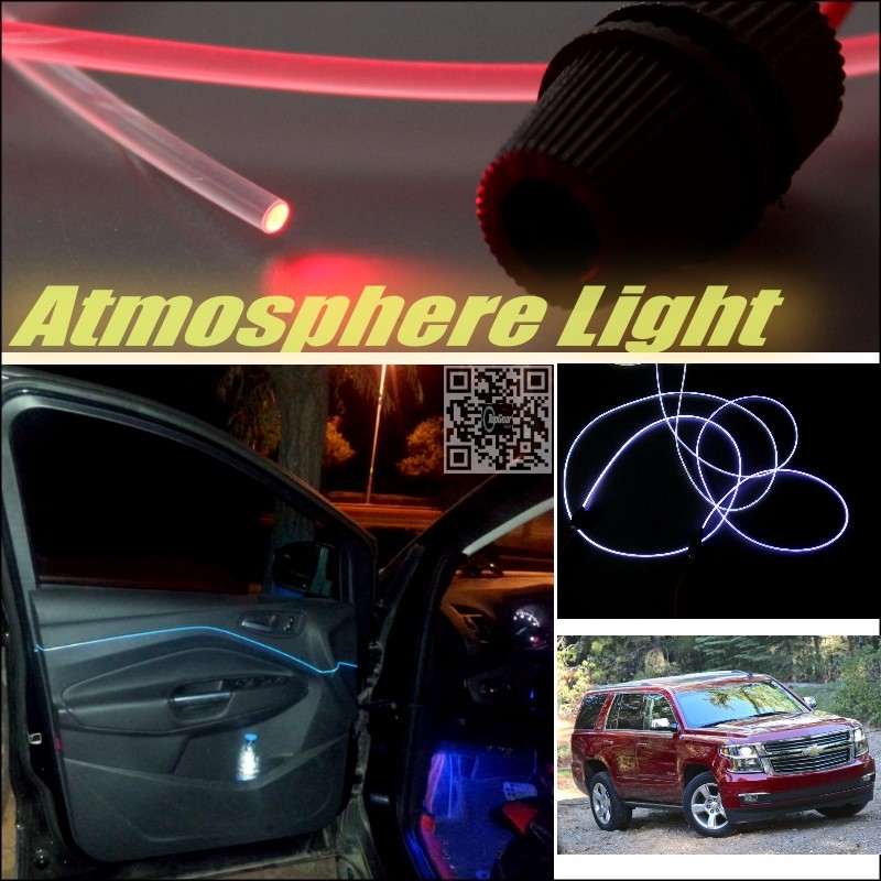 Car Atmosphere Light Fiber Optic Band For Chevrolet TahoeGMC Yukon Furiosa Interior Refit No Dizzling Cab Inside DIY Air light