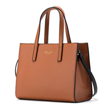 Jessie&Jane Women Mobile Messenger Simple and Neat Cow Split Leather Bags 1223