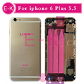 DHL 10Pcs Lot New Complete Full Middle Frame Chassis For iphone 6 plus 5 5 Housing