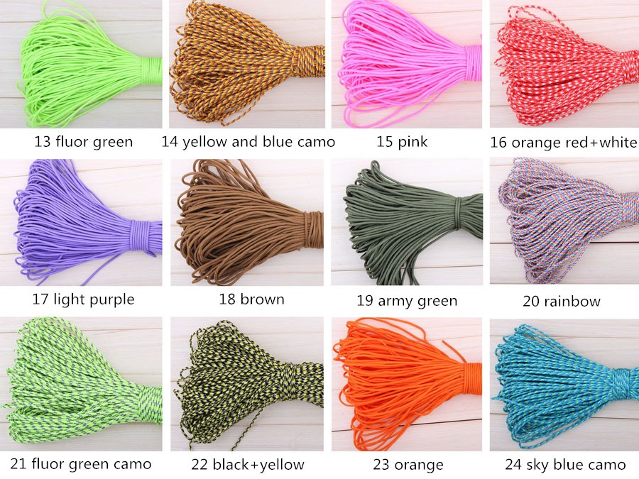50 Meters Dia. 2mm one stand Cores Paracord for Survival Parachute Cord Lanyard Camping Climbing Camping Rope <font><b>Hiking</b></font> Clothesline 50 Meters Dia. 2mm one stand Cores Paracord for Survival Parachute Cord Lanyard Camping Climbing Camping Rope <font><b>Hiking</b></font> Clothesline