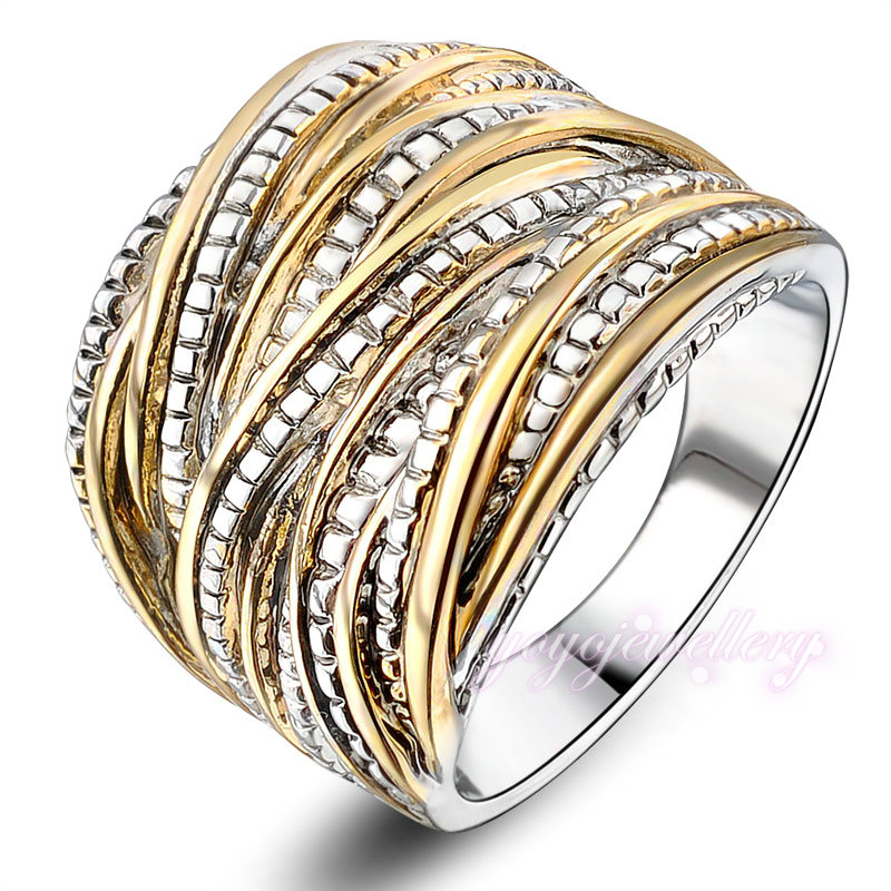Гаджет  2015 Fashion Rings for Women  Rock Rings 18K Gold plated Free shipping Jewelry R1643 None Ювелирные изделия и часы