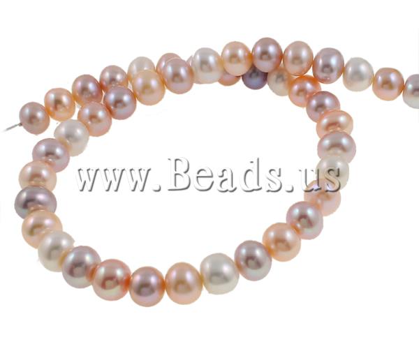 Free shipping!!!Round Cultured Freshwater Pearl Beads,2013 Fashion, natural, AAA, 11-12mm, Hole:Approx 0.8mm, Length:15 Inch