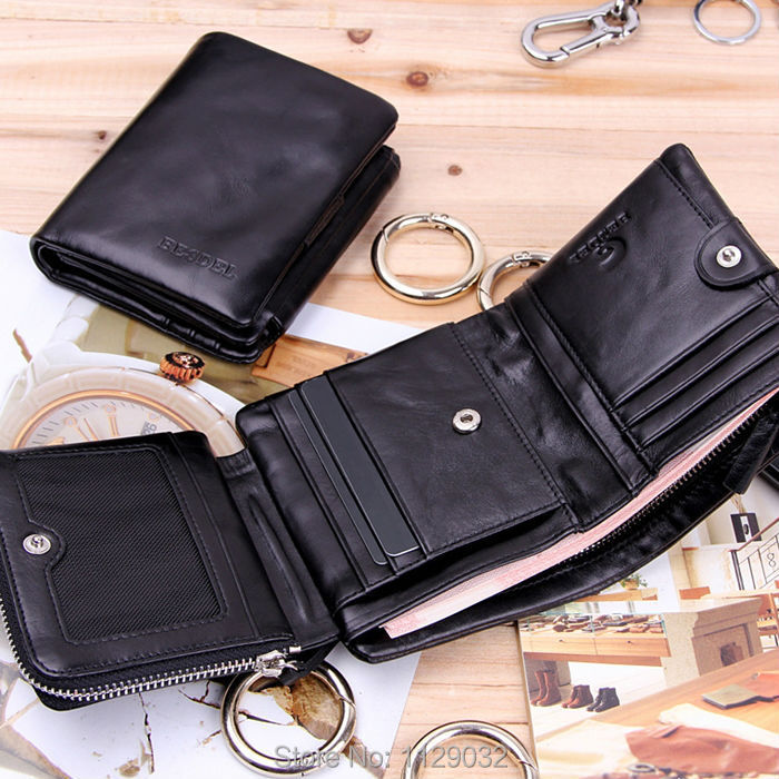 men-wallets-famous-brand-purses-Top-Genuine-leather-trifold-mens-wallet-luxury-coin-purse-zipper ...