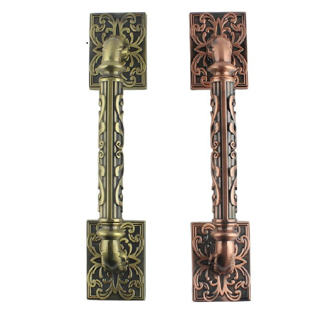 325MM High Quality antique Zinc alloy wood door handles Europen style Big Gate door pulls, KTV Hotel Glass door  handles BG18