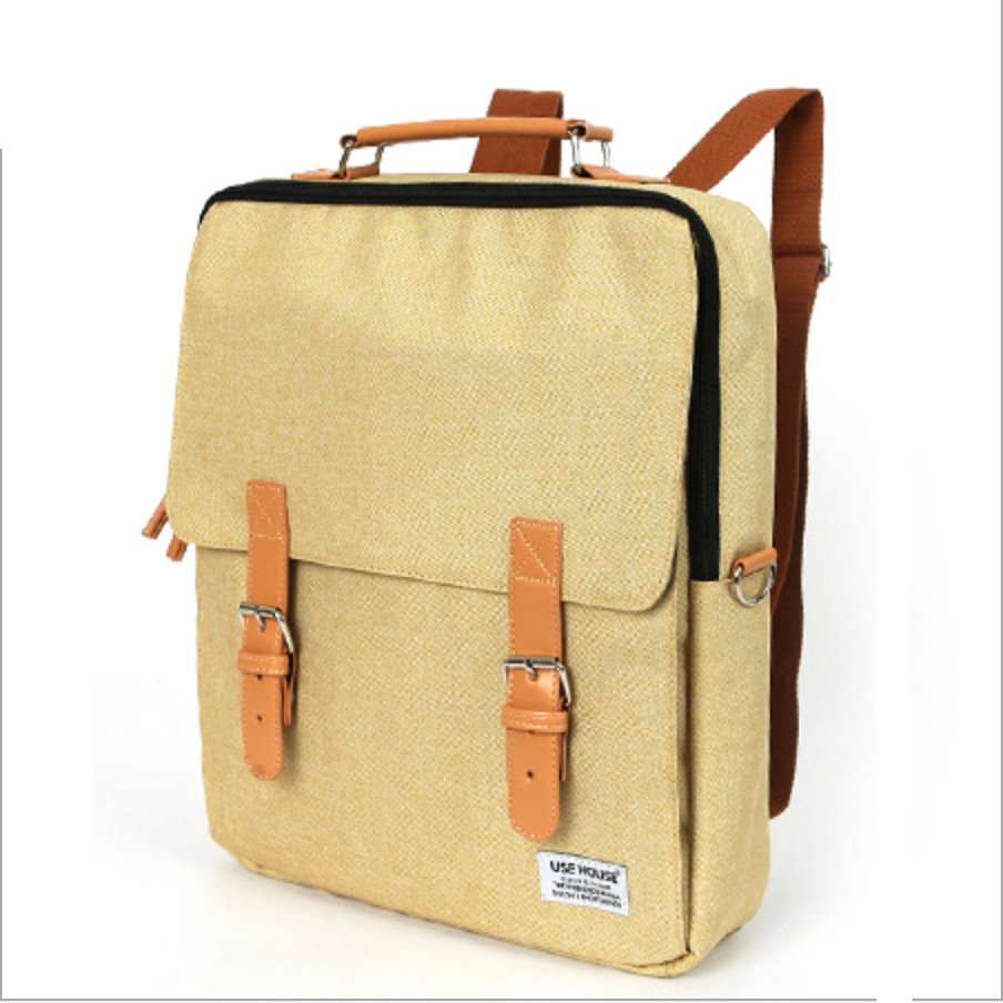 Zaini Vintage Canvas Backpacks Camping Hiking Hemp Backpack Hipster