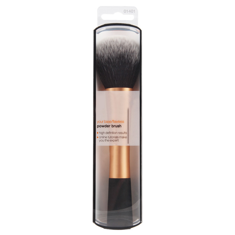 maquiagem Brand Fashion gold professional makeup brushes genuine big powder brush with original box synthetic hair