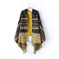 Women Winter Imitate Cashmere Poncho Capes Shawl Scarves Cardigans Sweater Coat Women Wraps Blanket scarf chalinas
