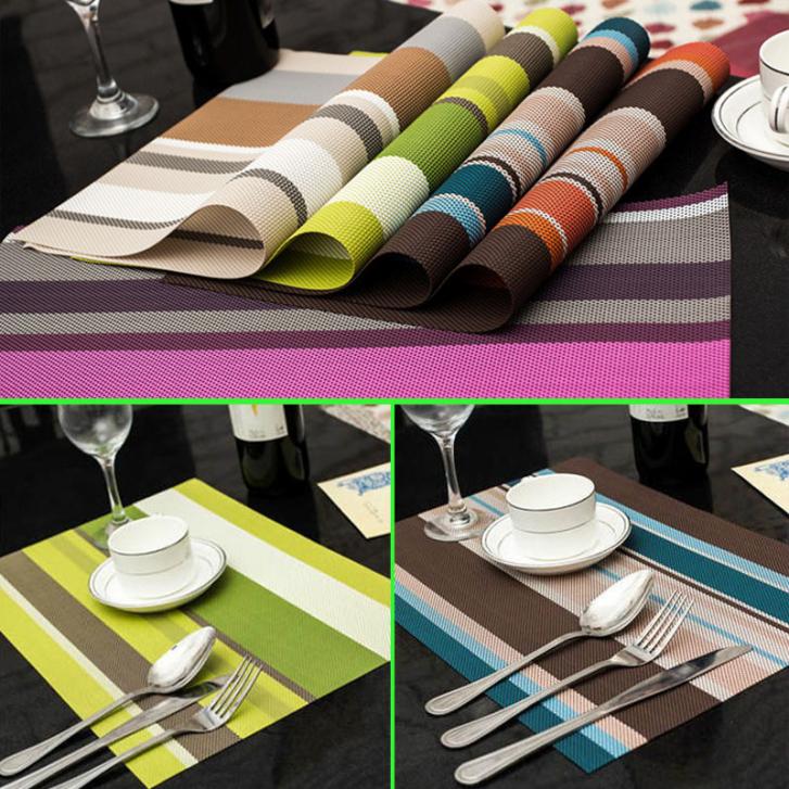 2019 Wholesale 30 45cm Pvc Placemats Dining Tables Place Mats Pad